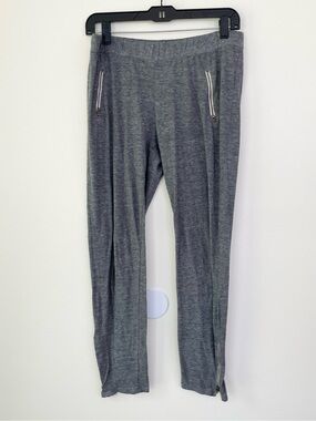 Nation LTD Heathered Grey Casual Pants w Zipper Accents M Medium *flawed*